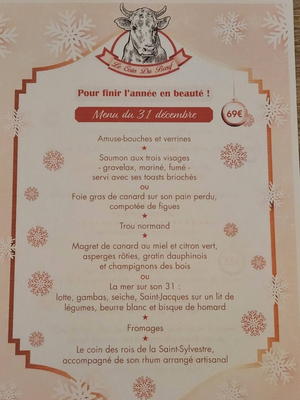 Évènements - Le Coin Du Bœuf - Restaurants Vienne France - les meilleurs restaurant de VIENNE